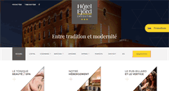 Desktop Screenshot of hoteldufjord.com